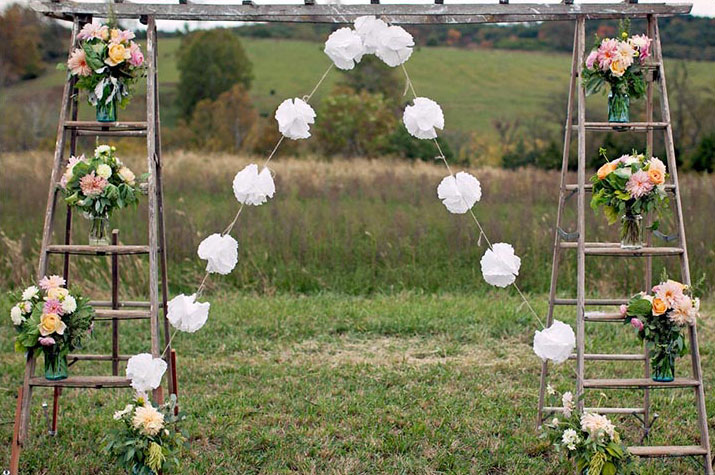 diy wedding ceremony arch designs