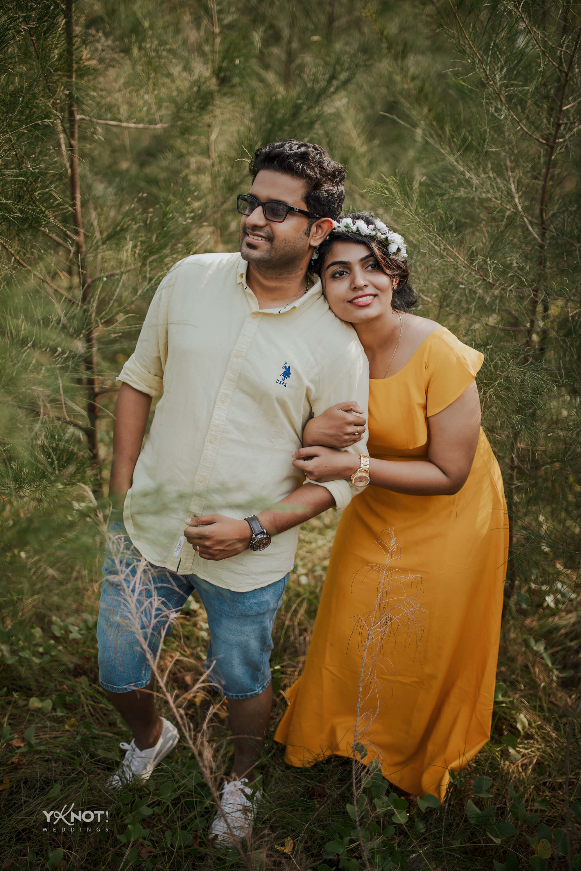 Kerala Save The Date Photos YKNOT Weddings Candid Wedding Photography 